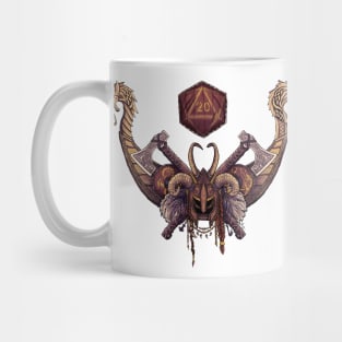 DnD fighter or barbarian symbol Mug